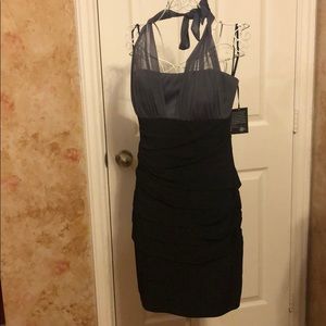 Women’s ruched halter dress